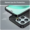  Techsuit - Karbon Szilikon - Honor X8c - Fekete tok-5949419280113 6 kép