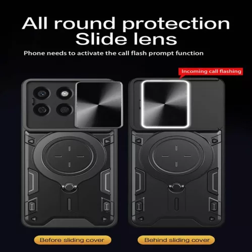  Techsuit - CamGuard Pro - Honor X8c - Fekete tok-5949419280021 5 kép
