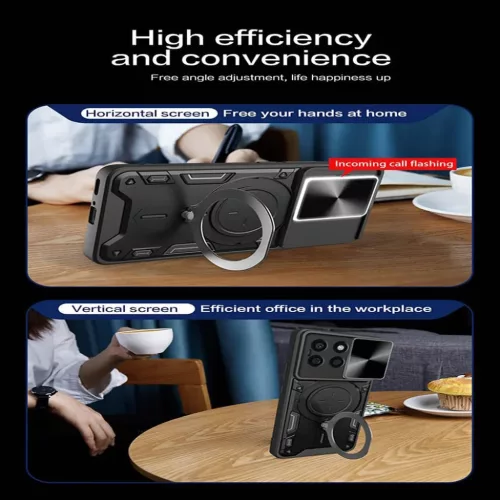  Techsuit - CamGuard Pro - Honor X8c - Rózsaarany tok-5949419279988 4 kép