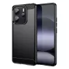  Techsuit - Szénszilikon - Xiaomi Redmi Note 14 4G (164,84 x 78,15 x 8,16 mm) - Fekete tok