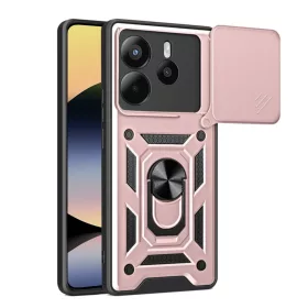    Techsuit - CamShield sorozat - Xiaomi Redmi Note 14 4G (164,84 x 78,15 x 8,16mm) - Rózsaarany tok