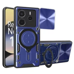    Techsuit - CamGuard Pro - Xiaomi Redmi Note 14 4G (164,84 x 78,15 x 8,16mm) - Kék tok