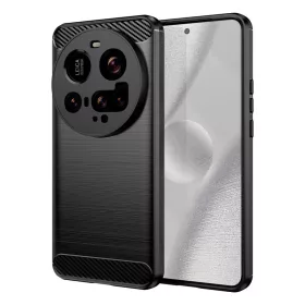  Techsuit - Karbon Szilikon - Xiaomi 15 Ultra - Fekete tok