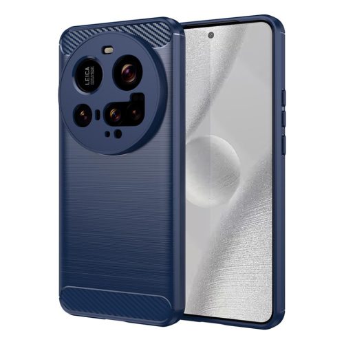  Techsuit - Karbon Szilikon - Xiaomi 15 Ultra - Kék tok-5949419279384 7 kép
