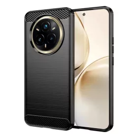  Techsuit - Szénszilikon - Realme 14 Pro+ - Fekete tok