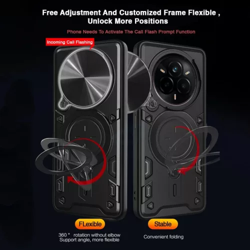  Techsuit - CamGuard Pro - Realme 14 Pro+ - Fekete tok-5949419278882 6 kép