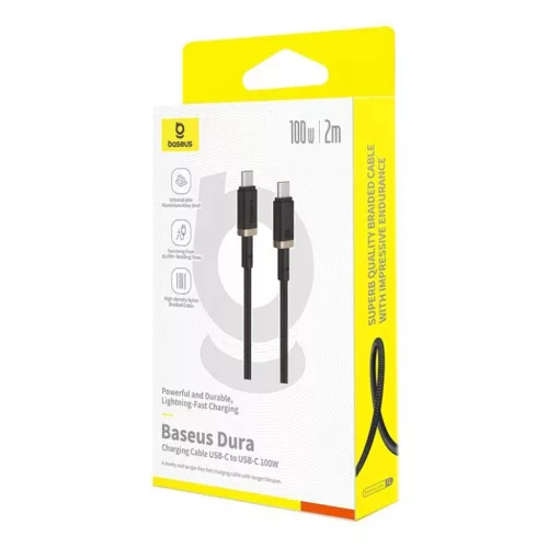 Baseus - Dura Series adatkábel (P10377803U01-02) - MacBookhoz, Type-C-6932172669843 6 kép