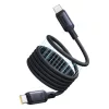 Baseus - PicoGo adatkábel (P10376800121-00) - Mágneses, Type-C Type-C típushoz, 240W, Gyors töltés, 480Mbps, Szilikon, 1m - Fekete