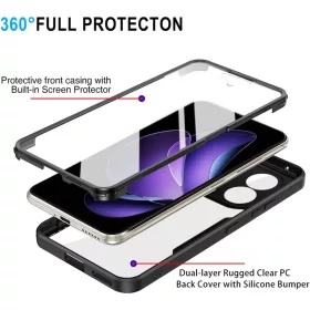  Techsuit - ColorVerse 360 Sorozat + Képernyővédő - Oppo Reno13 F -5949419282650 2 kép