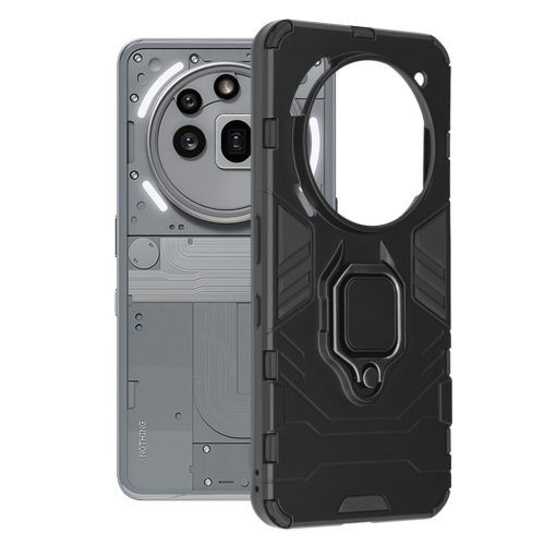  Techsuit - Szilikon Védőtok - Nothing Phone (3a) Pro - Fekete tok-5949419282476 1 kép