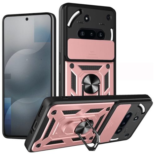  Techsuit - CamShield Sorozat - Nothing Phone (3a) - Rózsaarany tok-5949419282452 1 kép