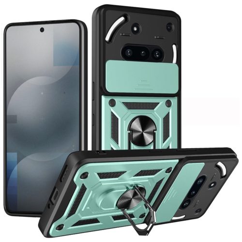  Techsuit - CamShield sorozat - Nothing Phone (3a) - Zöld tok-5949419282445 7 kép