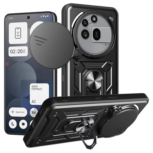  Techsuit - CamShield Sorozat - Nothing Phone (3a) Pro - Fekete tok-5949419282421 1 kép