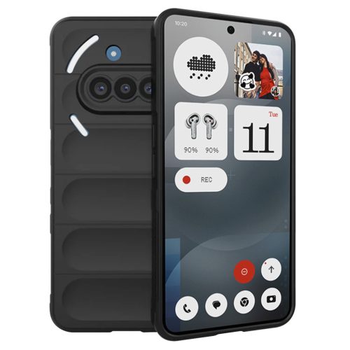  Techsuit - Magic Shield - Nothing Phone 3a - Fekete tok-5949419282285 5 kép