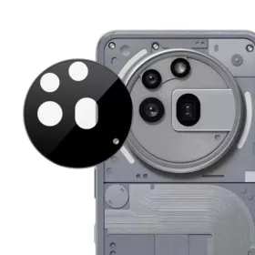    Techsuit - Teljes Kameraüveg - Nothing Phone (3a) Pro - Fekete üvegfólia