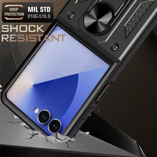  Samsung Galaxy Z Flip7 Techsuit CamShield sorozat Fekete tok-5949419282131 3 kép