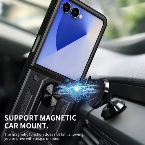  Samsung Galaxy Z Flip7 Techsuit CamShield sorozat Fekete tok-5949419282131 5 kép