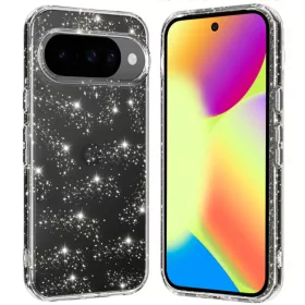   Google Pixel 10 / 10 Pro Clear Techsuit SparkleSkin Series tok