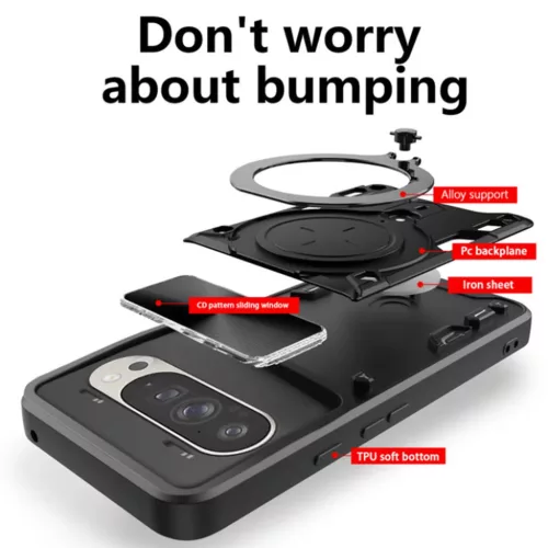  Védőtok - CamGuard Pro - Google Pixel 10 Pro XL - Kék tok-5949419282988 6 kép