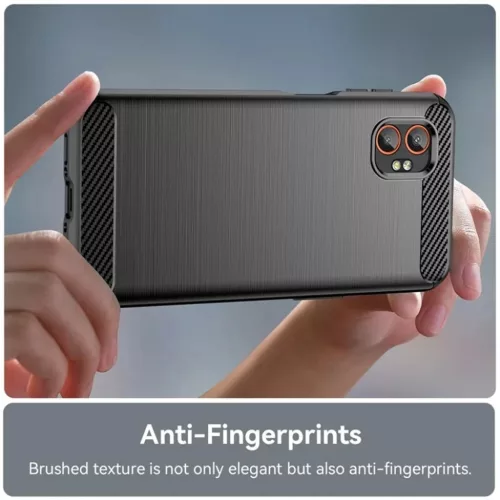  Techsuit - Szénszilikon - Samsung Galaxy Xcover7 Pro - Fekete tok-5949419282797 3 kép