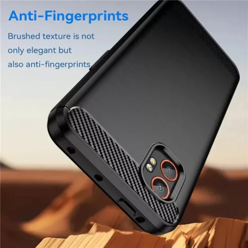  Techsuit - Szénszilikon - Samsung Galaxy Xcover7 Pro - Fekete tok-5949419282797 5 kép