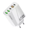 Techsuit - Prémium fali töltő PentaXPower (CHC2) - 3x USB QC 3.0, 2-5949419284128 2 kép