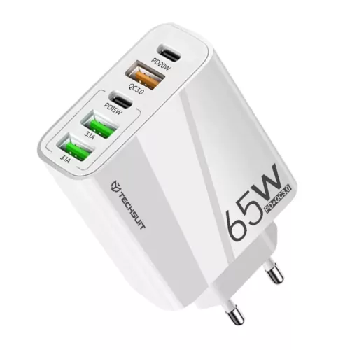 Techsuit - Prémium fali töltő PentaXPower (CHC2) - 3x USB QC 3.0, 2-5949419284128 2 kép