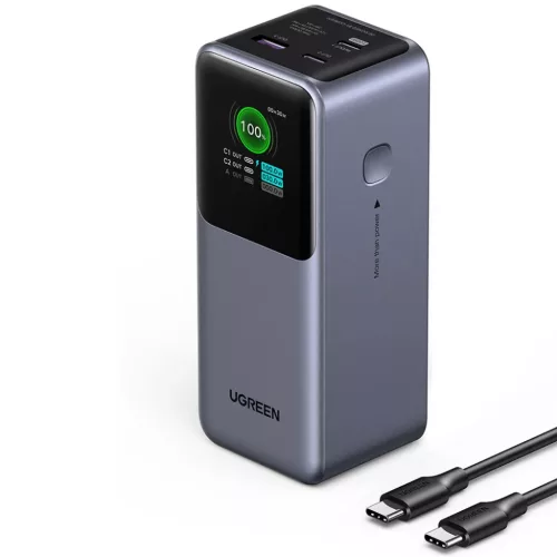 Ugreen - Power Bank PB721 (35524B) - digitális kijelzővel, gyorstöl-6941876242924 2 kép