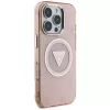  iPhone 16 Pro Rózsaszín Guess IML Fém Csillámos 4G Kör Háromsz�-3666339430535 2 kép