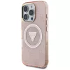  iPhone 16 Pro Rózsaszín Guess IML Fém Csillámos 4G Kör Háromsz�-3666339430535 3 kép