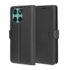  Techsuit - Bőr tok - Motorola Edge 60 Fusion - Fekete
