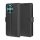  Techsuit - Bőr tok - Motorola Edge 60 Fusion - Fekete