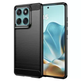  Techsuit - Karbon Szilikon - Motorola Edge 60 Fusion - Fekete tok-5949419285163 1 kép