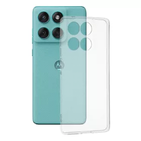    Techsuit - Átlátszó Szilikon - Motorola Edge 60 Fusion - Átlátszó tok