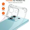 Techsuit - Ütésálló Átlátszó Szilikon - Xiaomi Redmi Note 14S -5949419284944 3 kép