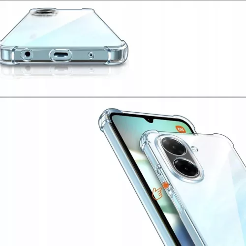  Techsuit - Ütésálló Átlátszó Szilikon MagSafe - Xiaomi Redmi A-5949419285293 2 kép