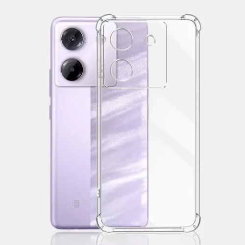  Techsuit - Ütésálló Átlátszó Szilikon - Xiaomi Poco M7 Pro 5G -5949419285873 4 kép