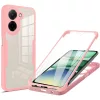 Xiaomi Redmi A5 4G rózsaszín Techsuit ColorVerse 360 sorozatú tok képernyővédővel