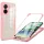  Xiaomi Redmi A5 4G rózsaszín Techsuit ColorVerse 360 sorozatú tok képernyővédővel
