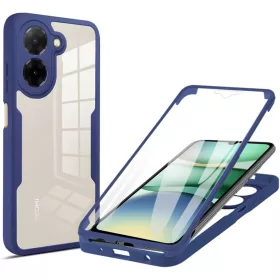    Techsuit - ColorVerse 360 Sorozat + Képernyővédő - Xiaomi Redmi A5 4G - Kék tok