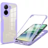  Techsuit - ColorVerse 360 sorozat + Képernyővédő - Xiaomi Redmi A5 4G - Lila tok