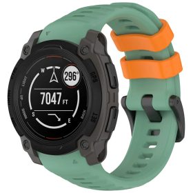    Techsuit - 22 mm-es óraszíj (W076) - Garmin Instinct E 45 mm - Menta zöld