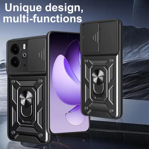 Techsuit - CamShield Sorozat - Realme 14T - Fekete tok-5949419286764 4 kép