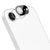  Techsuit - Teljes Kameravédő Üveg - iPhone 16e - Fekete üvegfóli-5949419286689 2 kép