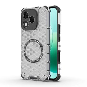    Honor 400 Lite Fehér Techsuit - HoneyComb Shield MagSafe tok