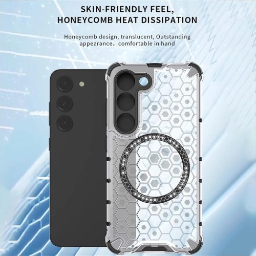  Honor 400 Lite Fehér Techsuit - HoneyComb Shield MagSafe tok-5949419287624 2 kép