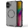  Techsuit - HoneyComb Pajzs MagSafe - iPhone 16 - Fekete tok