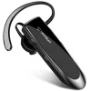 Techsuit - Bluetooth fejhallgató (CB1) - Kihangosító, Type-C, zajszűrés, Bluetooth 5.0, 24 órás beszélgetési idő - Fekete.