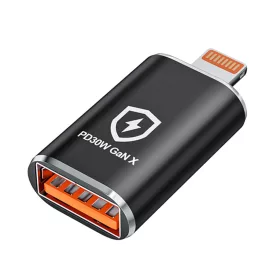 Techsuit - OTG Adapter HyperPort (A6) - USB3.0-ról Lightning-re, PD30-5949419288058 2 kép