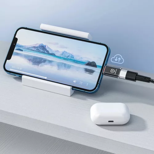 Techsuit - OTG Adapter HyperPort (A6) - USB3.0-ról Lightning-re, PD30-5949419288058 3 kép